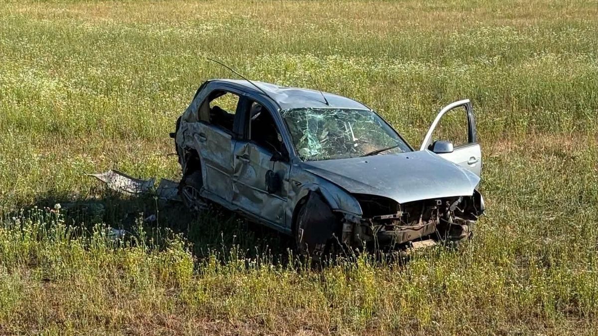 Baleset történt Noszlop és Bakonygyepes között, mentőhelikopter érkezett a helyszínre