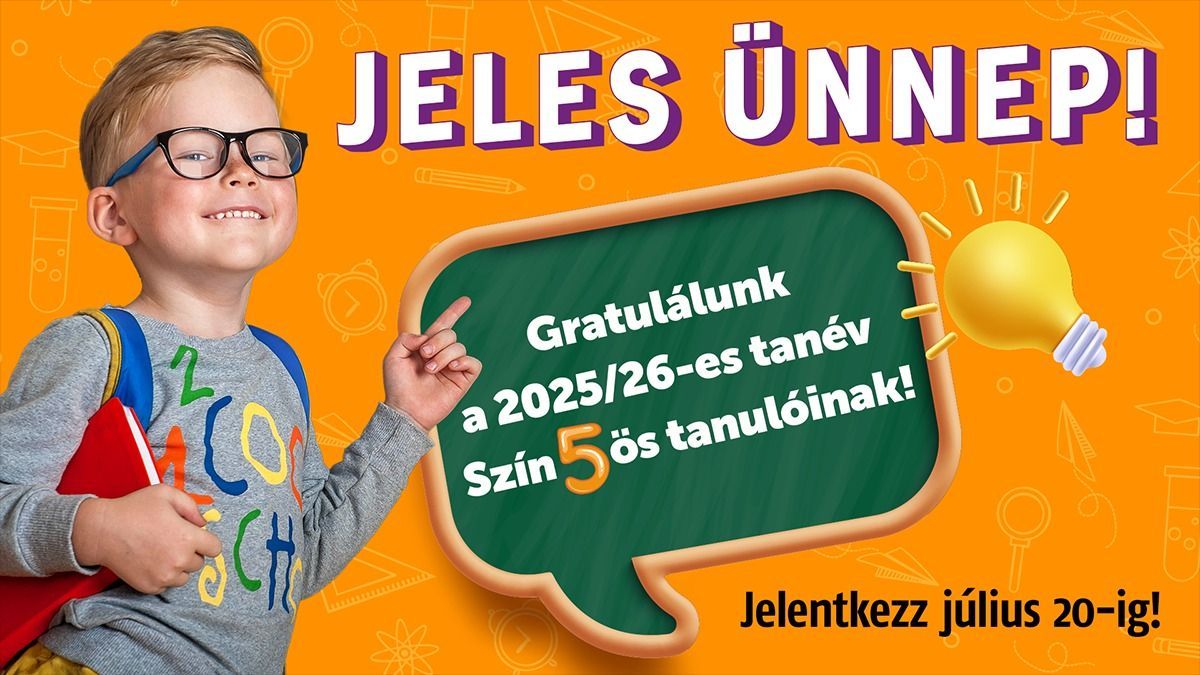 Már csak néhány nap maradt jelentkezni a Színötös játékunkra