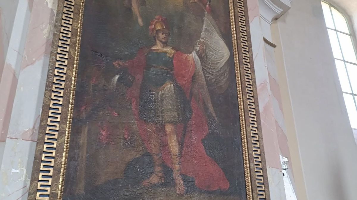 Szent Flórián festménye biztosított védelmet a bakonyi templom látogatóinak (képgaléria)