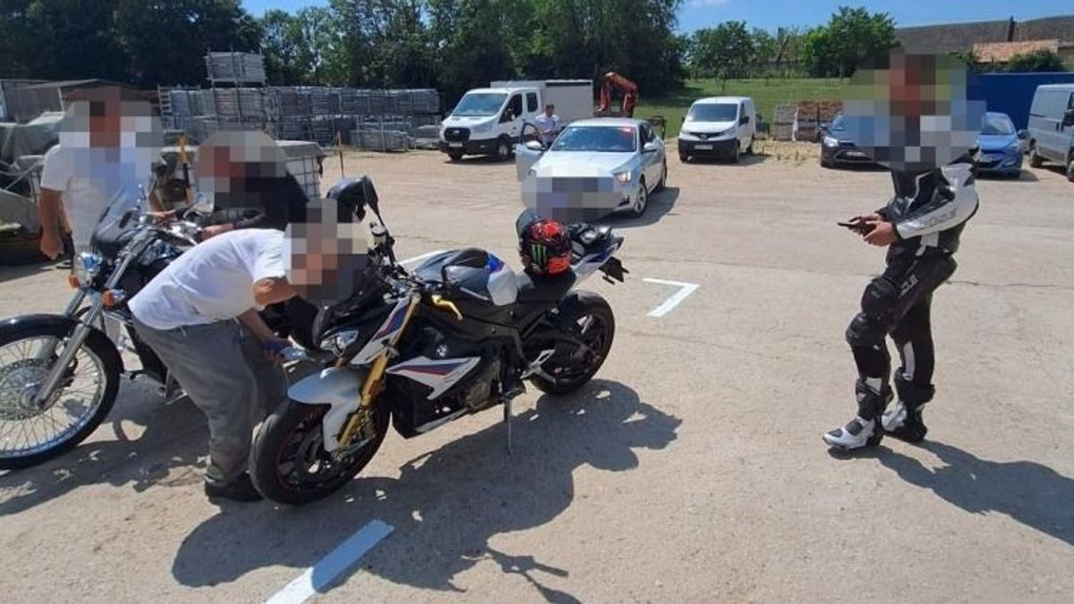 Nem kérték hiába: a Bakony közepén ellenőrizték a motorosokat, több túl hangos volt +videó