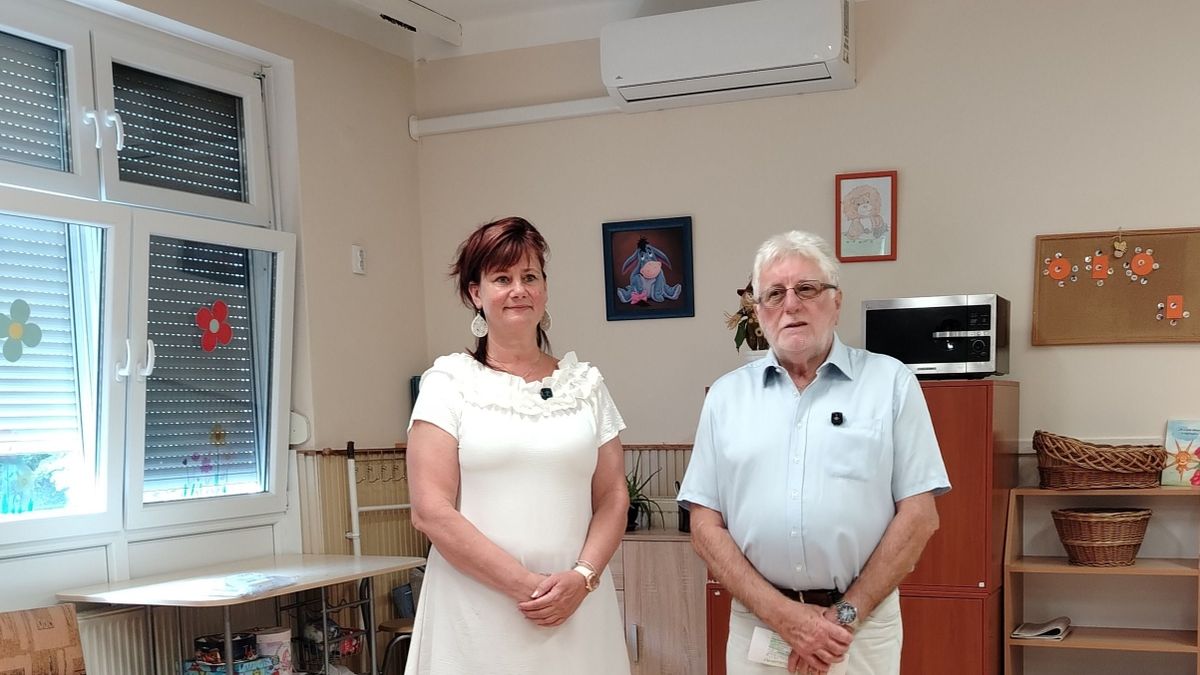Átadták az ajkai óvoda új klímaberendezéseit