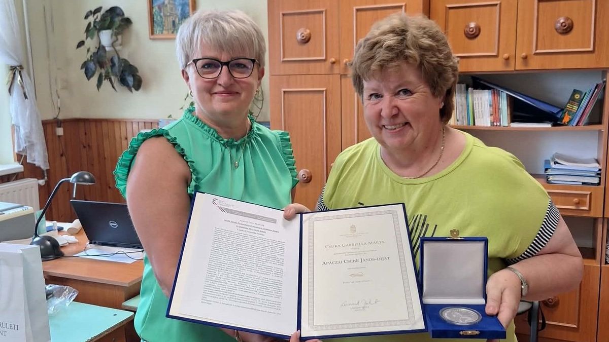 Miniszteri elismeréssel zárult Csuka Gabriella példaértékű pedagógusi pályája