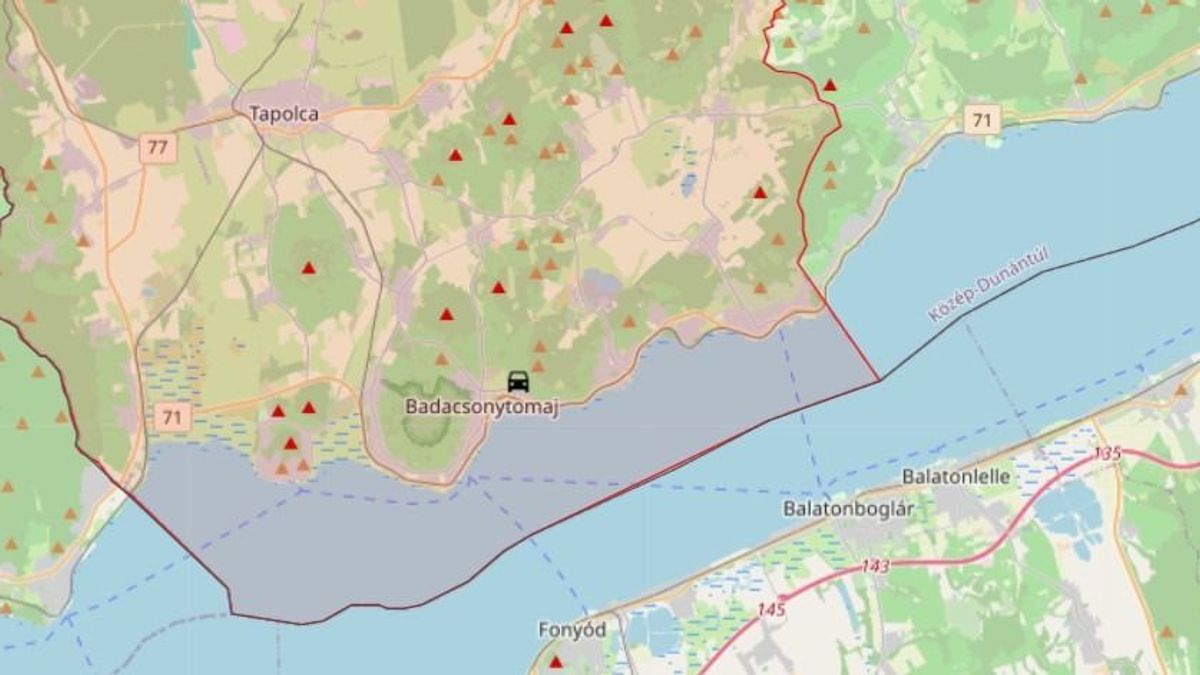 Baleset történt a 71-es főúton Badacsonytomajnál, teljes útzár van érvényben