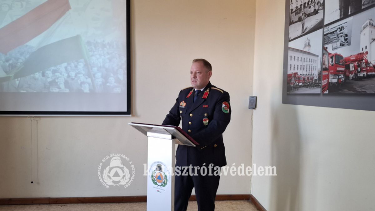 Elismeréseket adtak át a veszprémi katasztrófavédelem ünnepségén