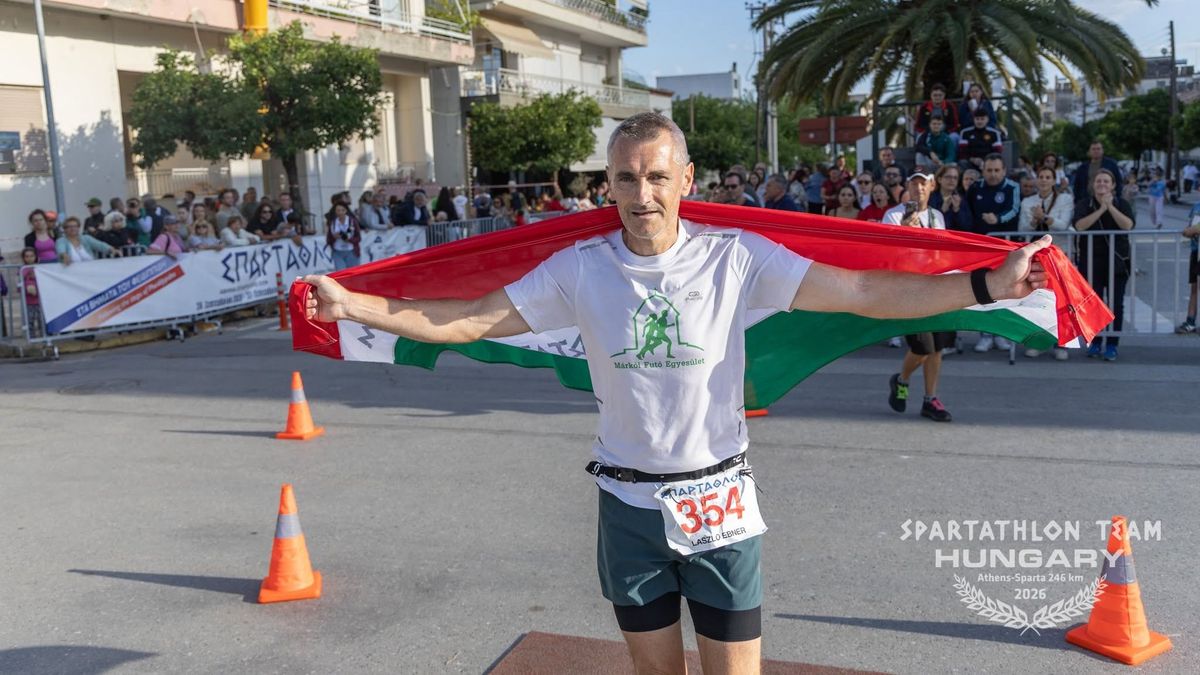 Több mint 34 órán át futott Athéntól Spártáig – márkói futó teljesítette a legendás Spartathlont (galéria)