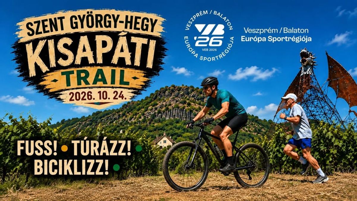 Fuss, túrázz vagy tekerj a tanúhegyek körül: Érkezik a Szent György-hegy Kisapáti Trail
