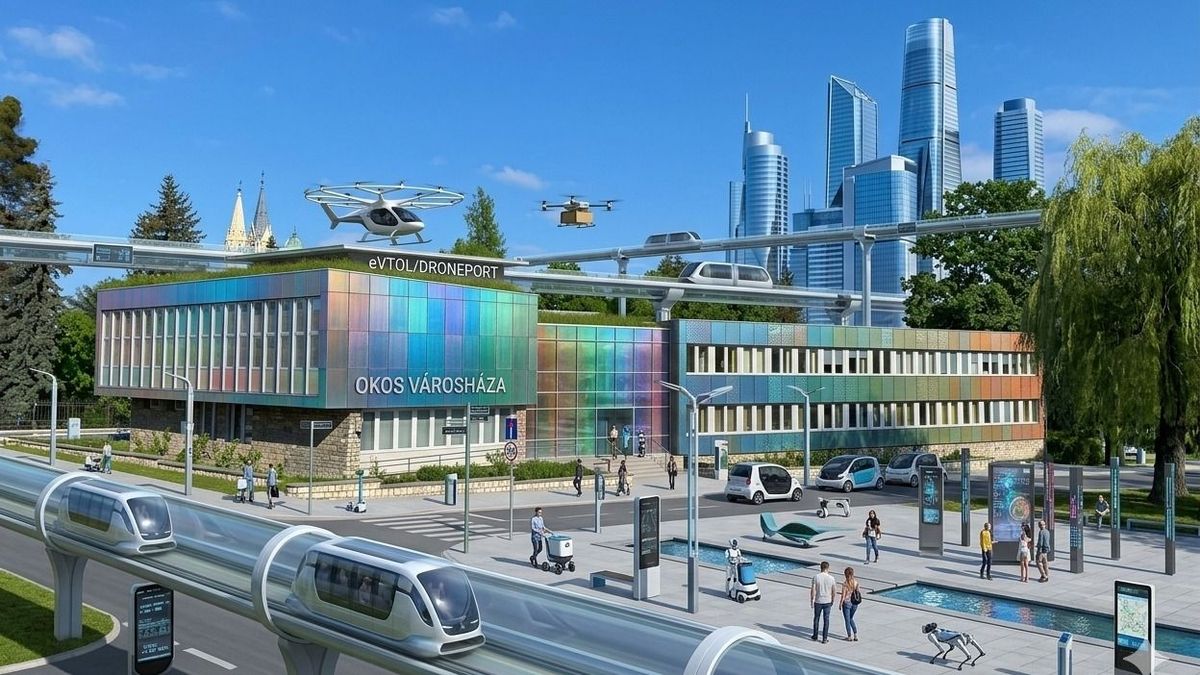 Megkérdeztük az AI-t: milyen lesz a Bakony fővárosa szűk 25 év múlva? (képek)