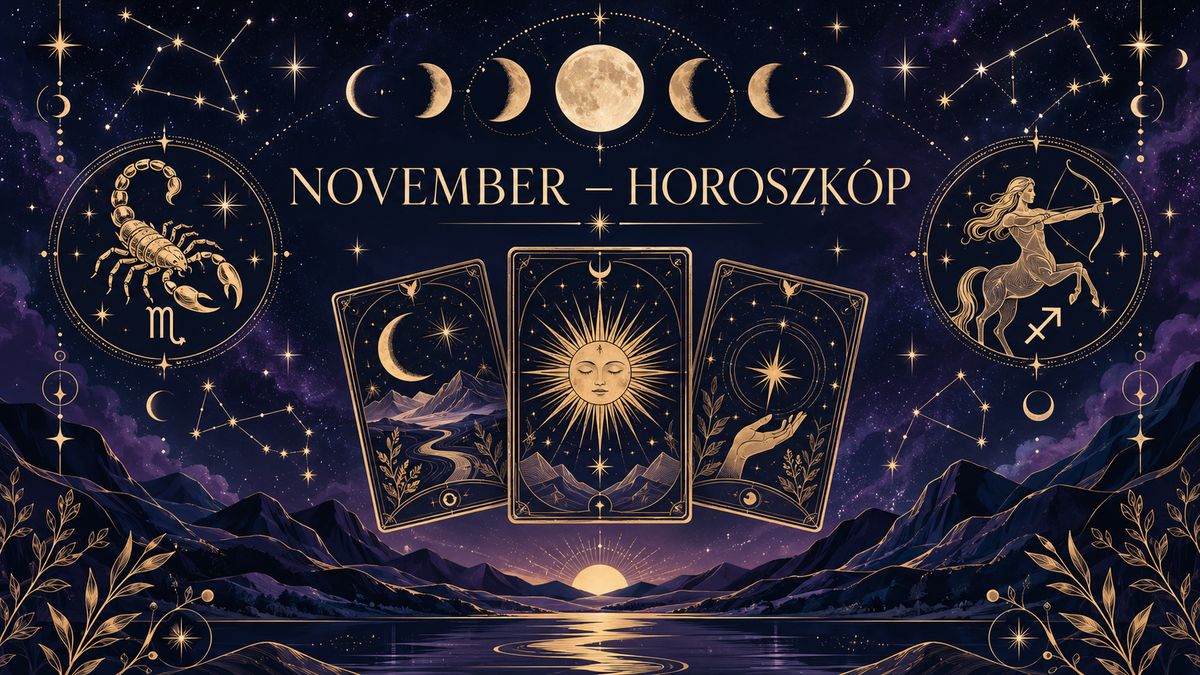 Novemberi horoszkóp: nagy fordulatok várnak ezekre a csillagjegyekre
