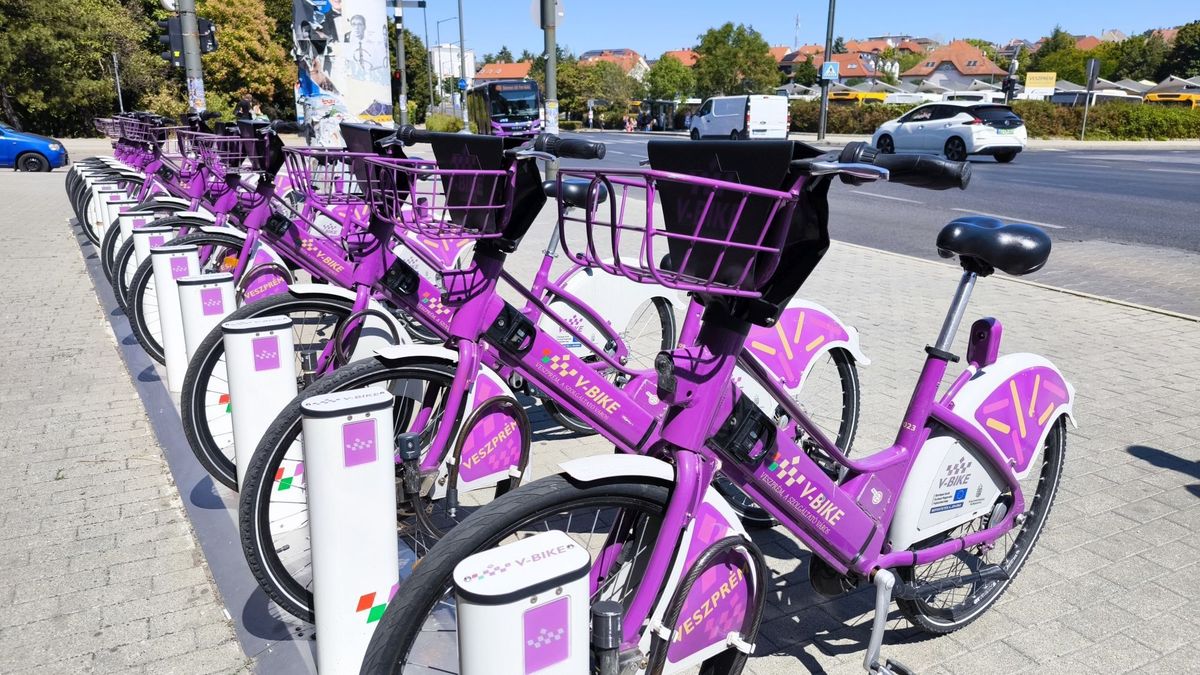Rekordot döntött a V-Bike használat szeptemberben, Pozsonyt is megelőzte Veszprém